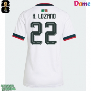 Mexico Hirving Lozano #22 Replika Udebanetrøje Dame VM 2026 Kortærmet